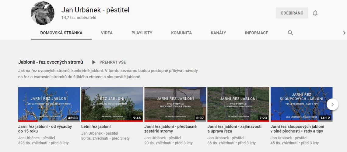 Jan Urbánek pěstitel video_Naturhelp.cz